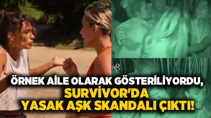 Örnek aile olarak gösteriliyordu, Survivor’da yasak aşk skandalı çıktı!
