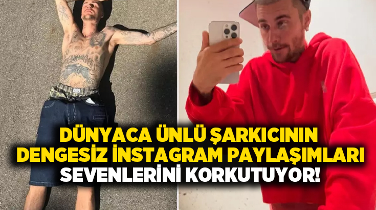 Dünyaca ünlü şarkıcının dengesiz instagram paylaşımları sevenlerini korkutuyor!