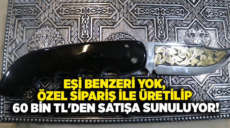 Eşi benzeri yok, özel sipariş ile üretilip 60 bin TL’den satışa sunuluyor!