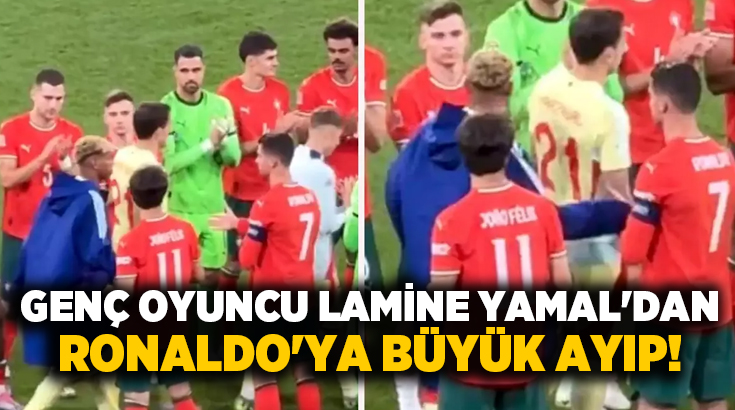 Genç oyuncu Lamine Yamal’dan Ronaldo’ya büyük ayıp!