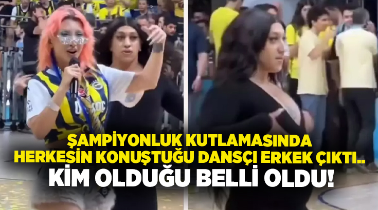 Şampiyonluk kutlamasında herkesin konuştuğu dansçı erkek çıktı.. Kim olduğu belli oldu!