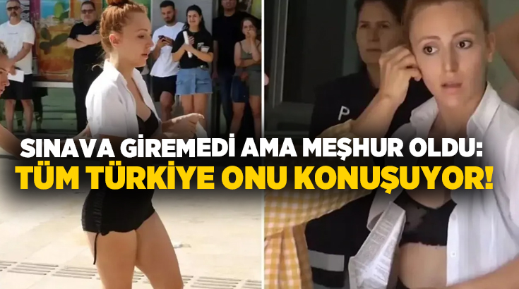 Sınava giremedi ama meşhur oldu: Tüm Türkiye onu konuşuyor!