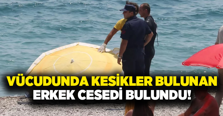 Vücudunda kesikler bulunan erkek cesedi bulundu!