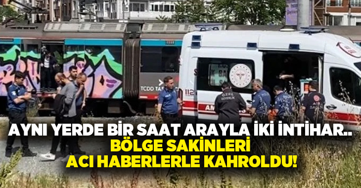 Aynı yerde bir saat arayla iki intihar.. Bölge sakinleri acı haberlerle kahroldu!