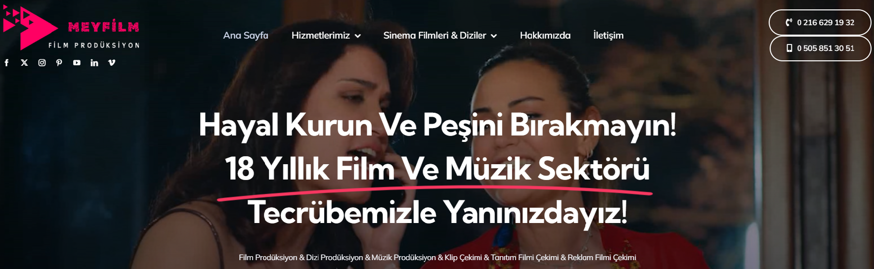 Meyfilm ile Profesyonel Tanıtım Filmi ve Reklam Prodüksiyon Hizmetleri