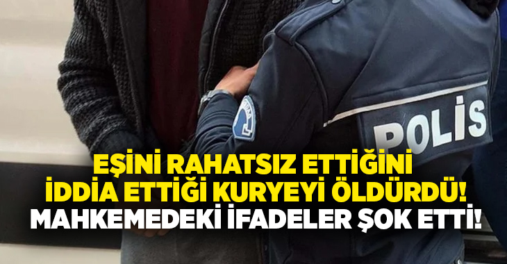 Eşini rahatsız ettiğini iddia ettiği kuryeyi öldürdü! Mahkemedeki ifadeler şok etti!