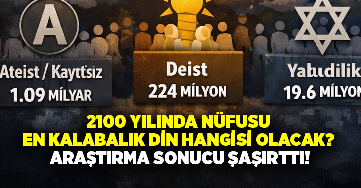 2100 yılında nüfusu en kalabalık din hangisi olacak? Araştırma sonucu şaşırttı!