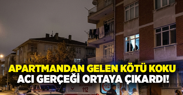 Apartmandan gelen kötü koku acı gerçeği ortaya çıkardı!