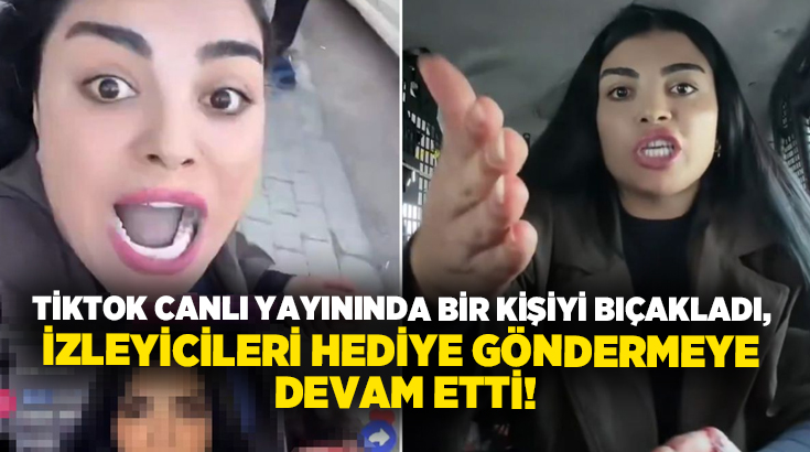 TikTok canlı yayınında bir kişiyi bıçakladı, izleyicileri hediye göndermeye devam etti!