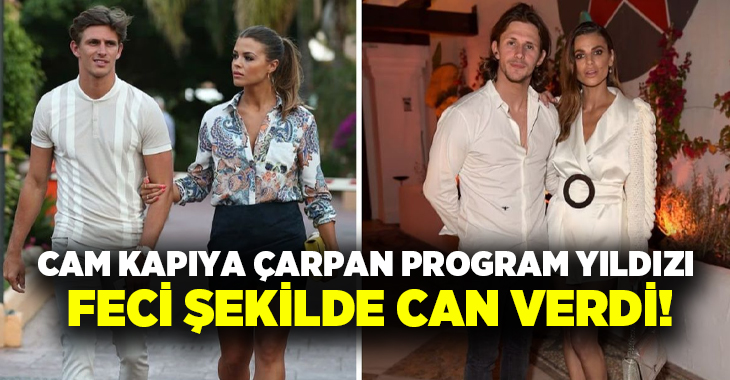 Cam kapıya çarpan program yıldızı feci şekilde can verdi!