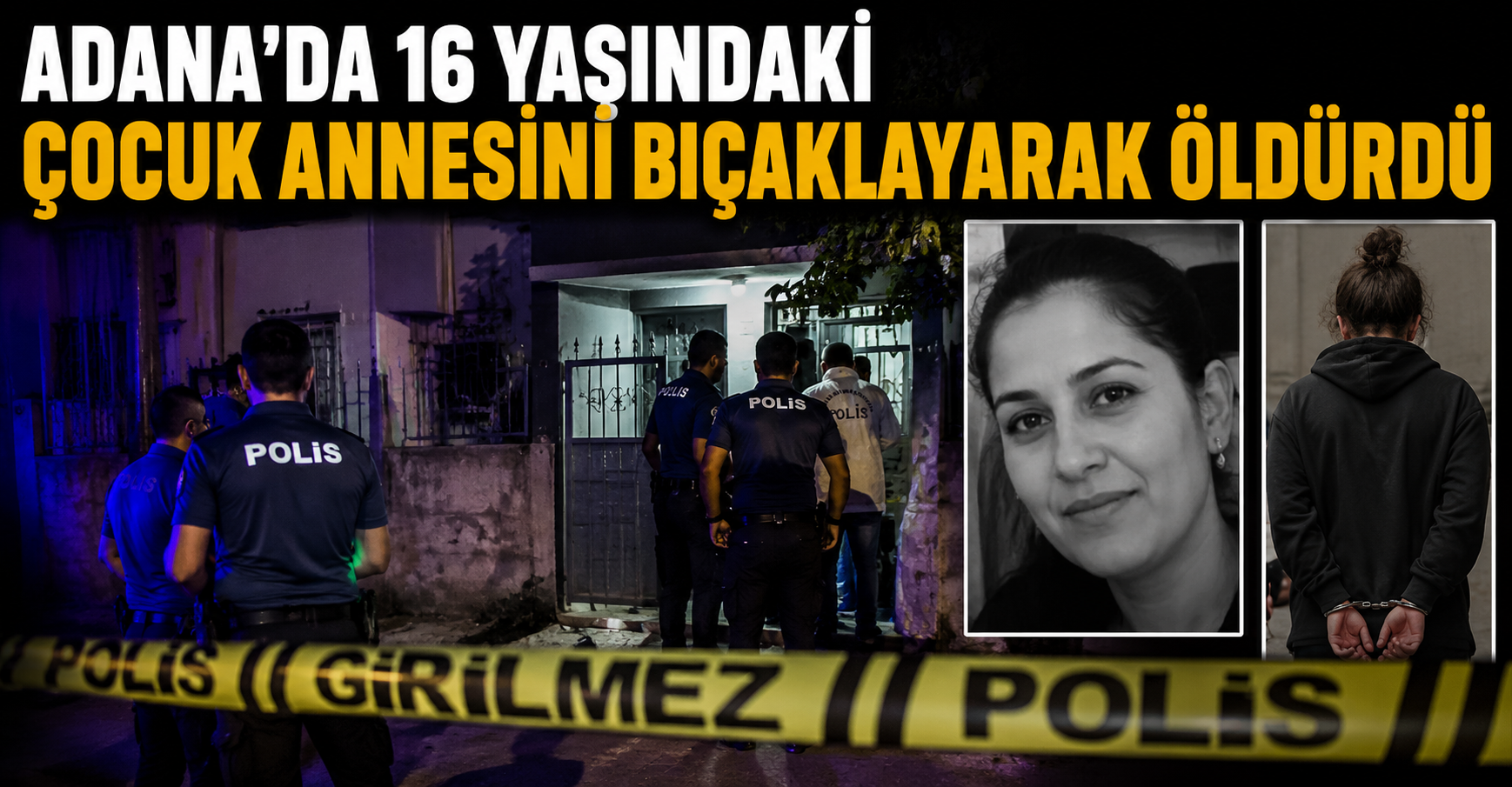 16 yaşındaki kız çocuğu annesini bıçaklayarak öldürdü!