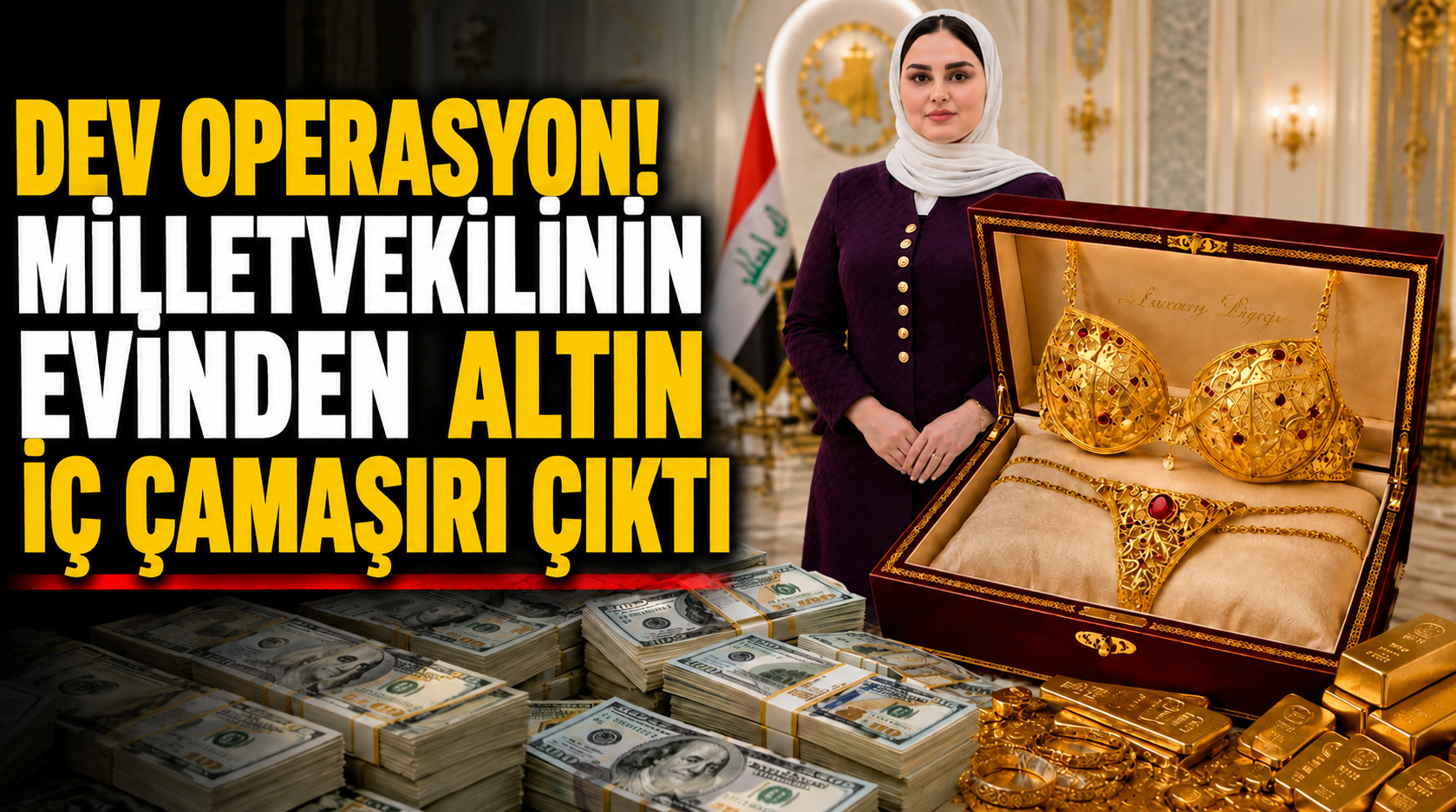 Dev operasyon.. Milletvekilinin evinden altın iç çamaşırı çıktı!