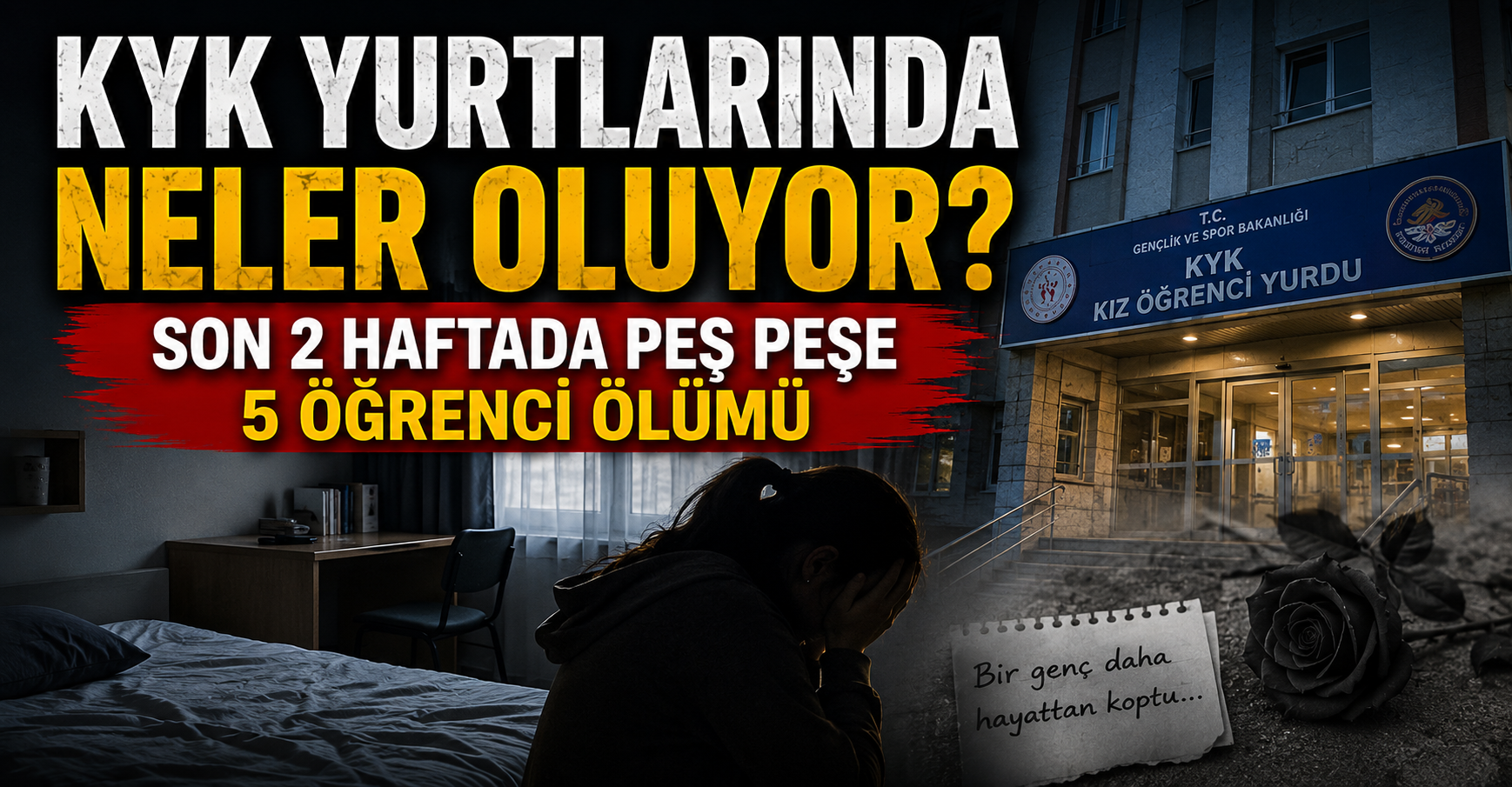 KYK yurtlarında art arda öğrenci ölümleri: Son iki haftada 5 can kaybı