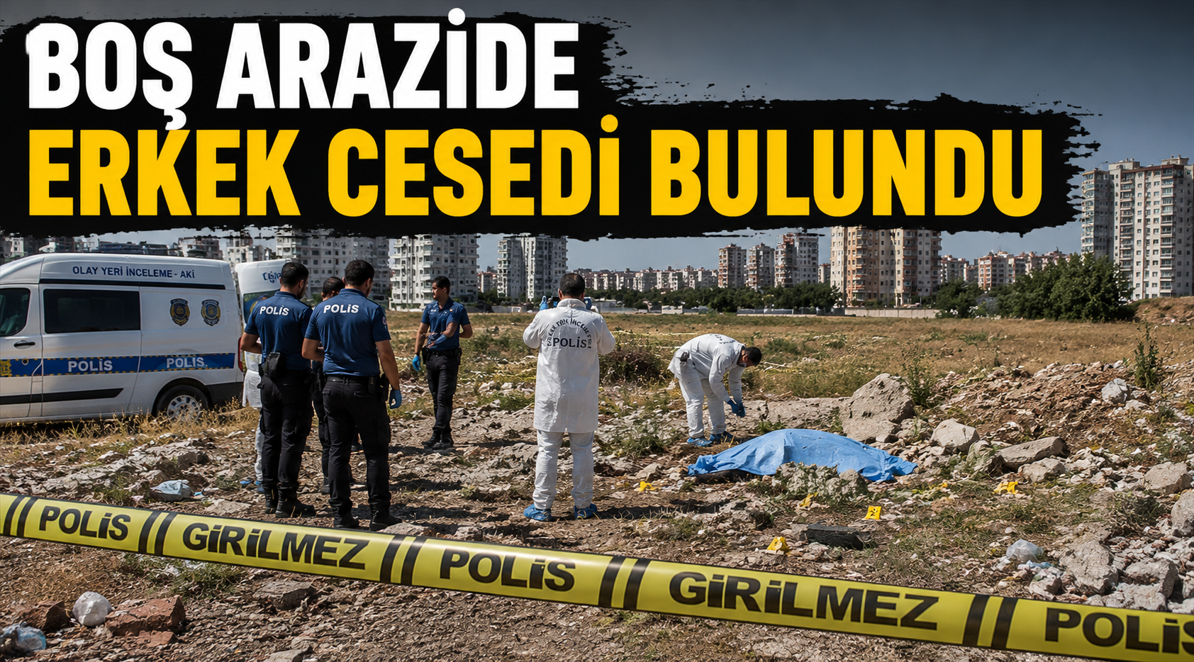 Boş arazide 71 yaşındaki adamın cansız bedeni bulundu!