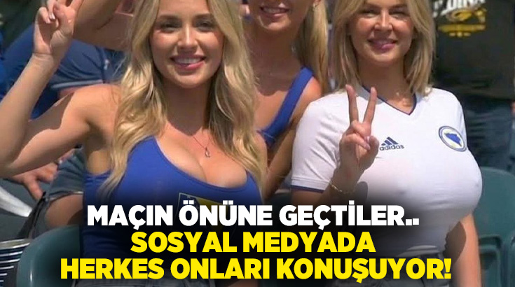Maçın önüne geçtiler.. Sosyal medyada herkes onları konuşuyor!