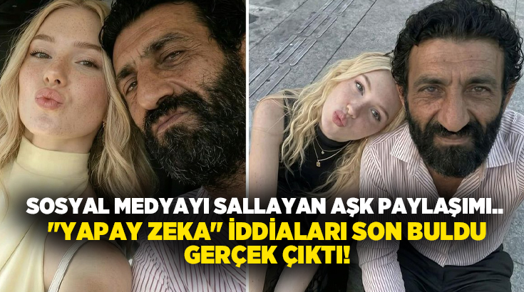 Sosyal medyayı sallayan aşk paylaşımı.. “Yapay Zeka” iddiaları son buldu, gerçek çıktı!