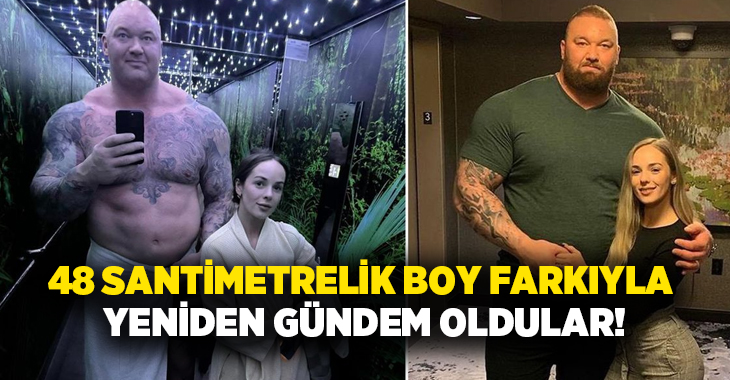 Eşiyle arasındaki 48 santimlik boy farkı gündem oldu!