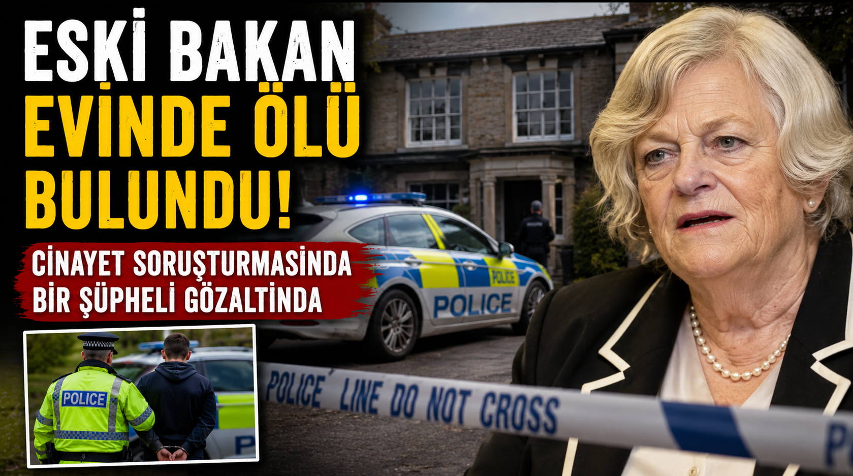 Eski bakan evinde ölü bulundu! Cinayet soruşturmasında bir şüpheli gözaltında