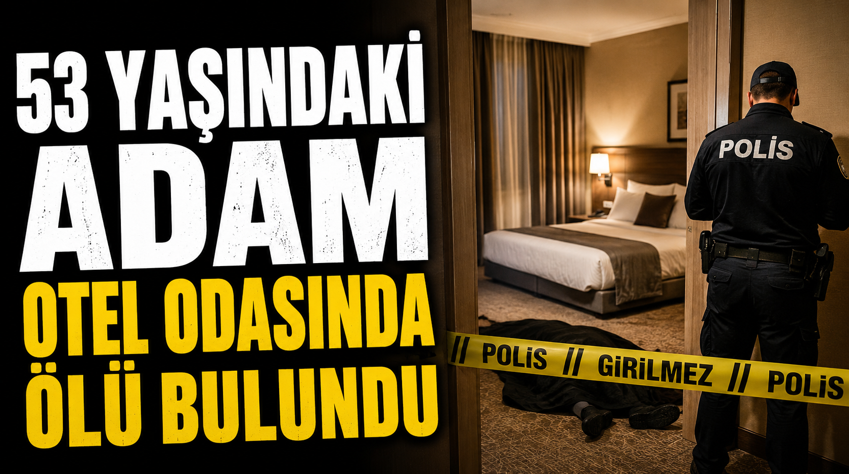 53 yaşındaki adam otel odasında ölü bulundu!