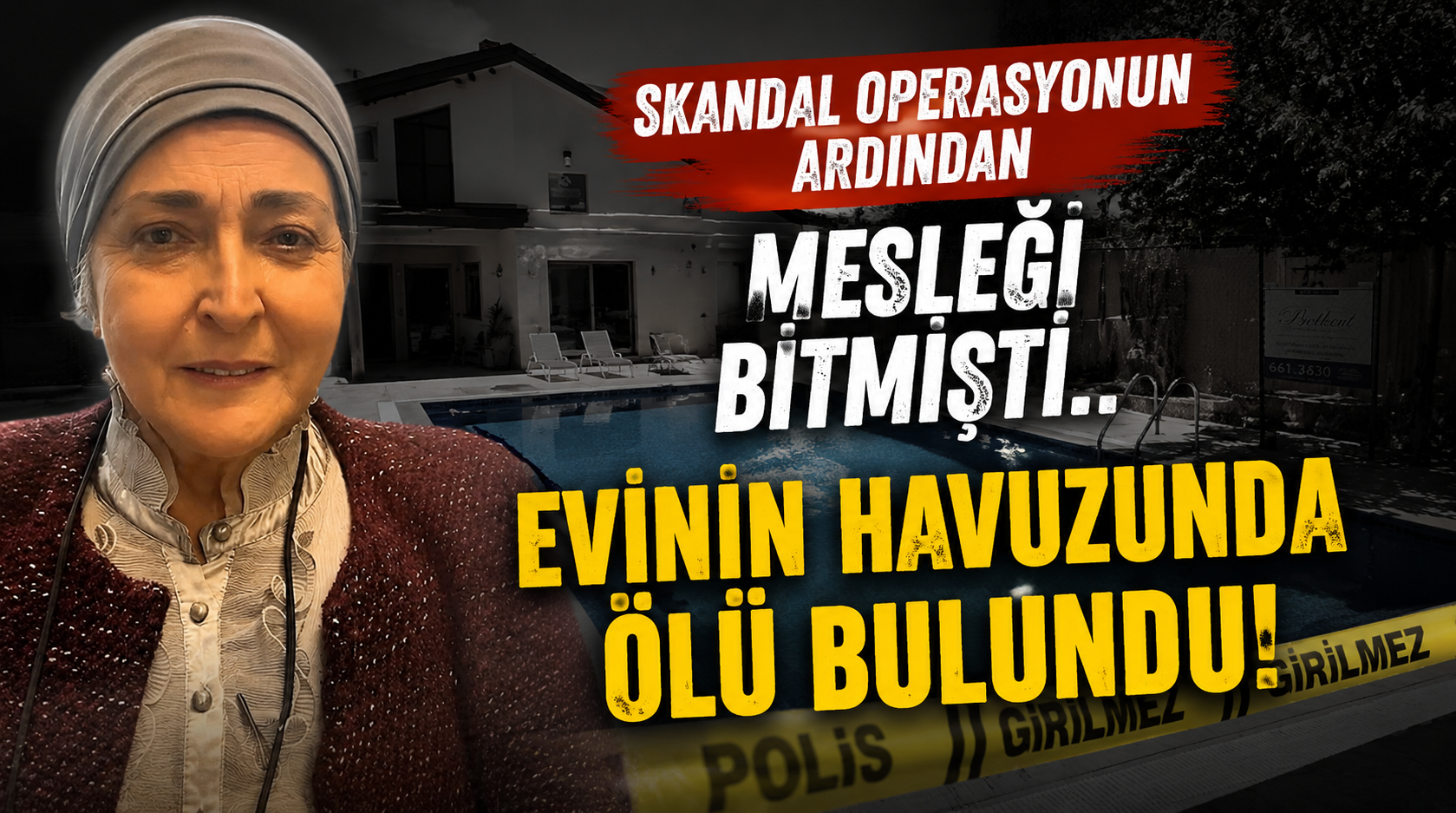 Skandal operasyonun ardından mesleği bitmişti.. Evinin havuzunda ölü bulundu!