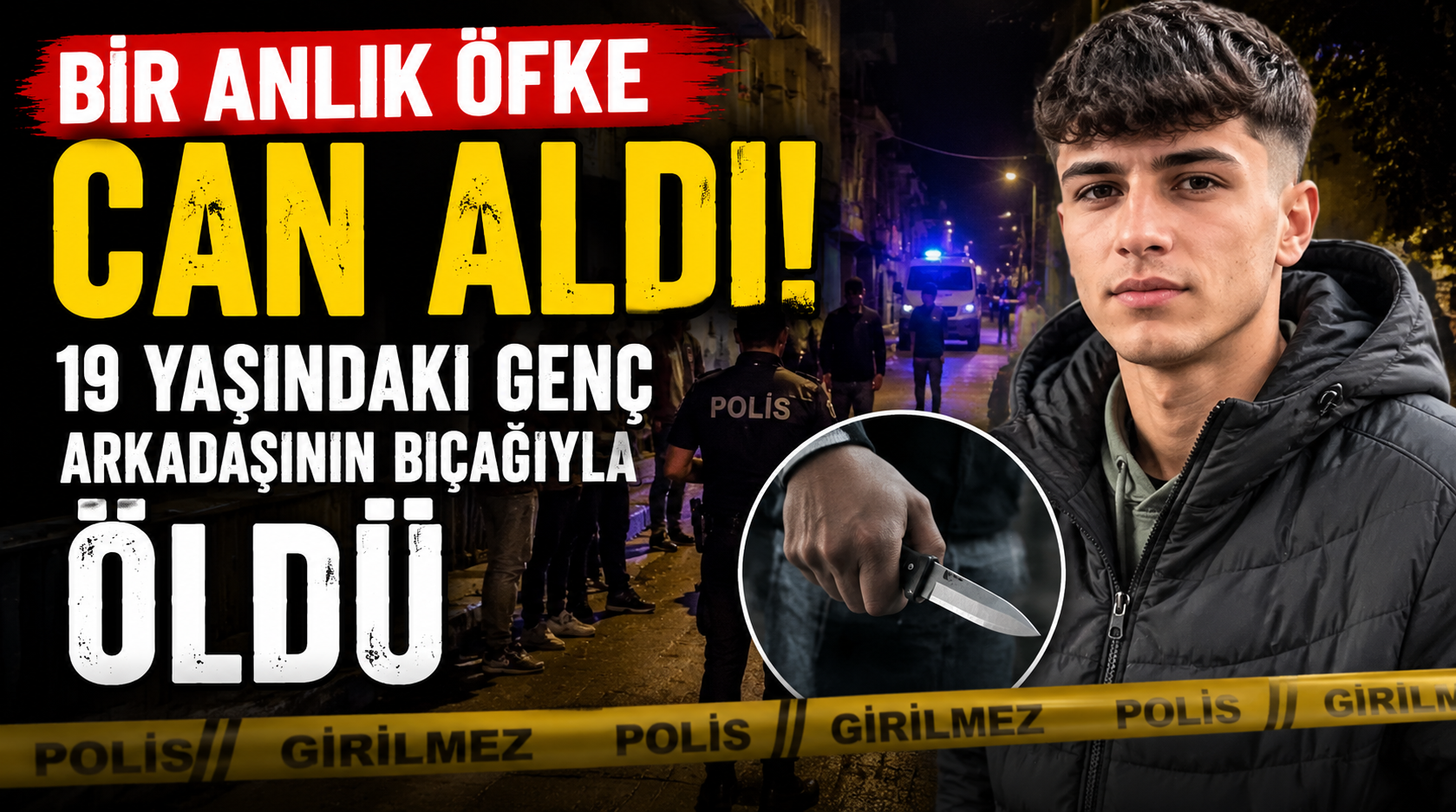 Bir anlık öfke can aldı! 19 yaşındaki genç arkadaşının bıçağıyla öldü