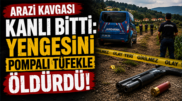 Arazi kavgası kanlı bitti: Yengesini pompalı tüfekle öldürdü!