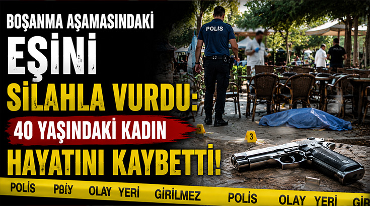 Boşanma aşamasındaki eşini silahla vurdu: 40 yaşındaki kadın hayatını kaybetti!