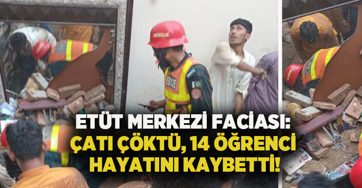Etüt merkezi faciası: Çatı çöktü, 14 öğrenci hayatını kaybetti!