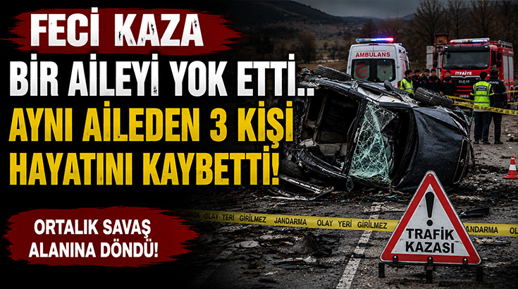 Feci kaza bir aileyi yok etti.. Aynı aileden 3 kişi hayatını kaybetti!