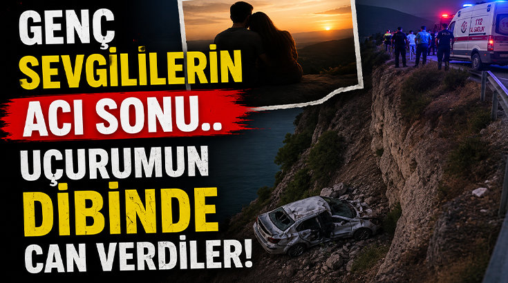 Genç sevgililerin acı sonu.. Uçurumun dibinde can verdiler!