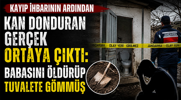 Kayıp İhbarının Ardından Kan Donduran Gerçek Ortaya Çıktı: Babasını Öldürüp Tuvalete Gömmüş