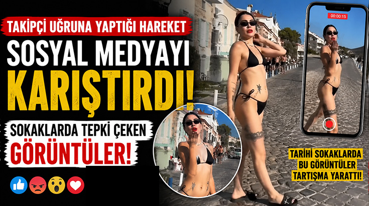 Takipçi uğruna yaptığı hareket sosyal medyayı karıştırdı.. Sokaklarda tepki çeken görüntüler!