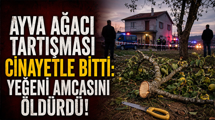 Ayva ağacı tartışması kanlı bitti.. Yeğeni amcasını başından vurarak öldürdü!