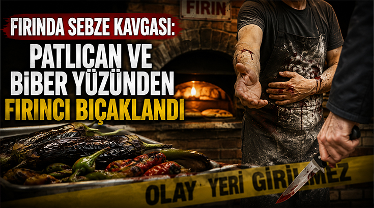 Fırında sebze kavgası: Patlıcan ve biber yüzünden fırıncı bıçaklandı