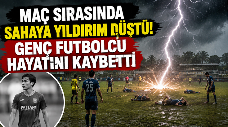 Futbol maçına yıldırım düştü: 1 futbolcu hayatını kaybetti, 9 kişi yaralandı!