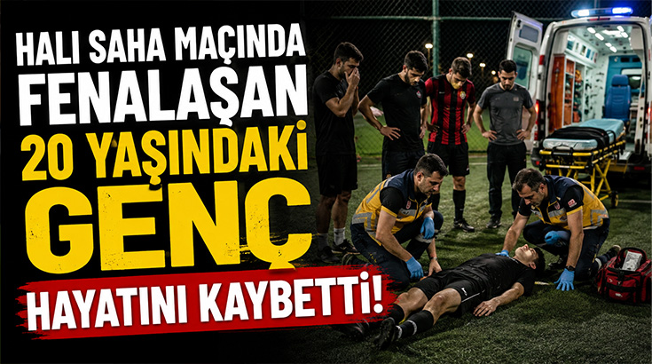 Halı saha maçında fenalaşan 20 yaşındaki genç hayatını kaybetti!