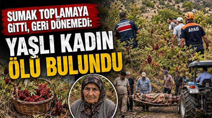 Sumak toplamaya gitti, geri dönemedi: Yaşlı kadın ölü bulundu!